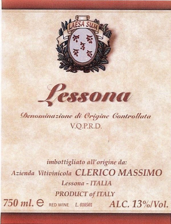 2013 Massimo Clerico Lessona