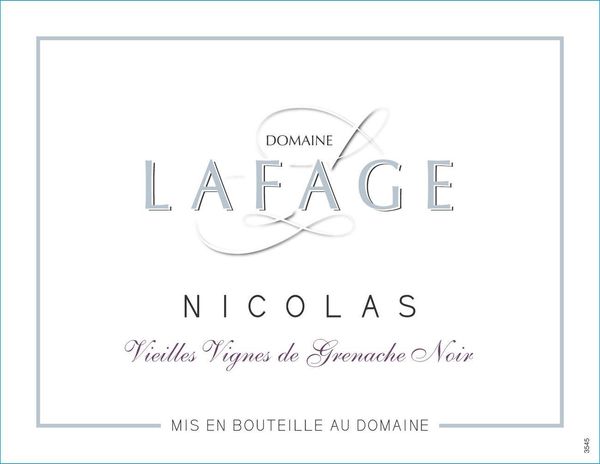 2020 Domaine Lafage Cuvée Nicolas Vieille Vignes Grenache Noir
