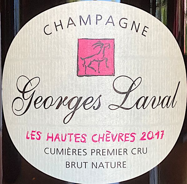 2017 Georges Laval Champagne Cumières Les Hautes Chèvres Brut Nature