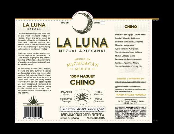 La Luna Mezcal Chino