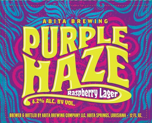 Abita Brewing Company Purple Haze Raspberry Lager