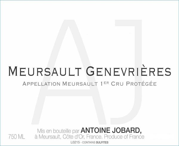 2018 Domaine Antoine Jobard Meursault-Genevrières