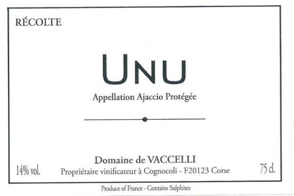 2017 Domaine de Vaccelli Unu Rouge