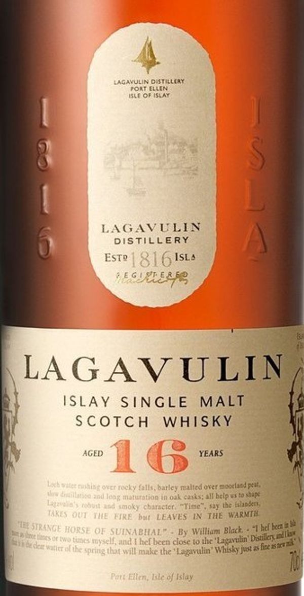 Lagavulin Aged 16 Years Islay Single Malt Scotch Whisky