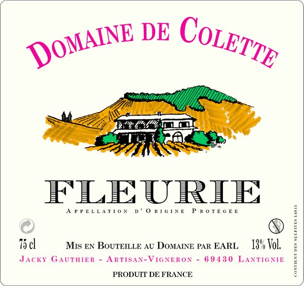 2022 Domaine de Colette Fleurie
