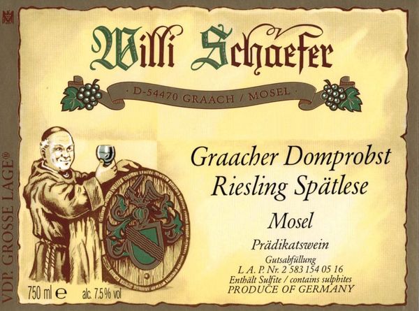 2018 Willi Schaefer Graacher Domprobst Riesling Spätlese #5