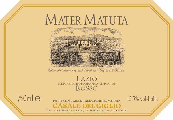 2016 Casale del Giglio Mater Matuta