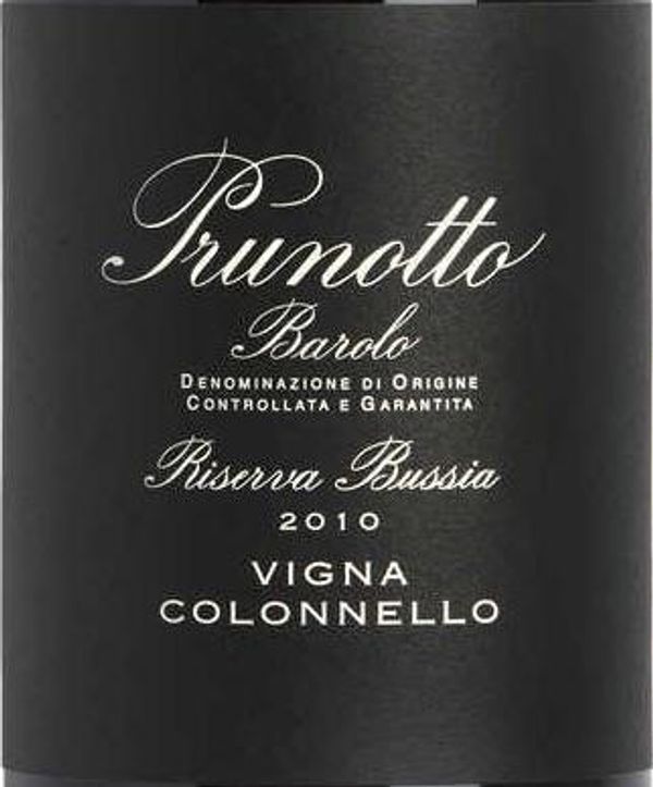 2009 Prunotto Barolo Riserva Bussia Vigna Colonnello