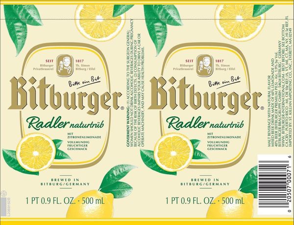 Bitburger Brauerei Bitburger Radler