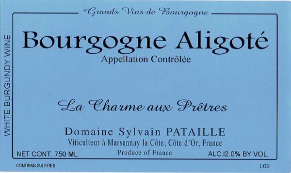 2020 Domaine Sylvain Pataille Bourgogne Aligoté La Charme aux Prêtres