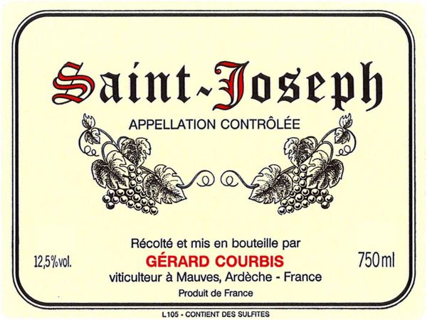 2019 Gérard Courbis Saint-Joseph