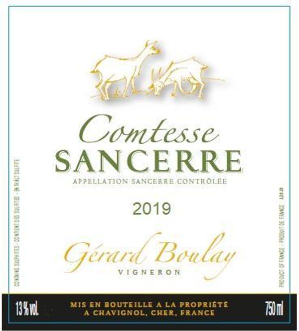 2020 Gérard Boulay Sancerre Comtesse