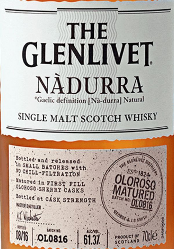The Glenlivet Nàdurra Oloroso Sherry Cask Single Malt Scotch Whisky