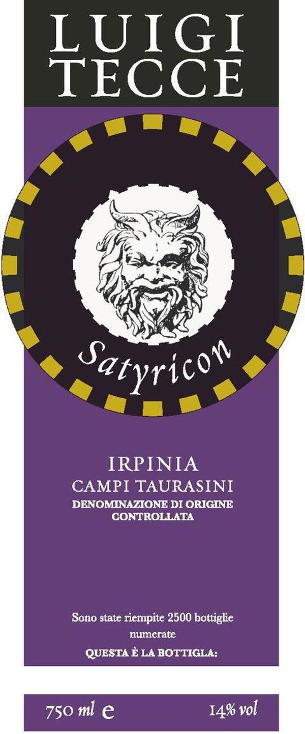 2019 Luigi Tecce Irpinia Campi Taurasini Satyricon