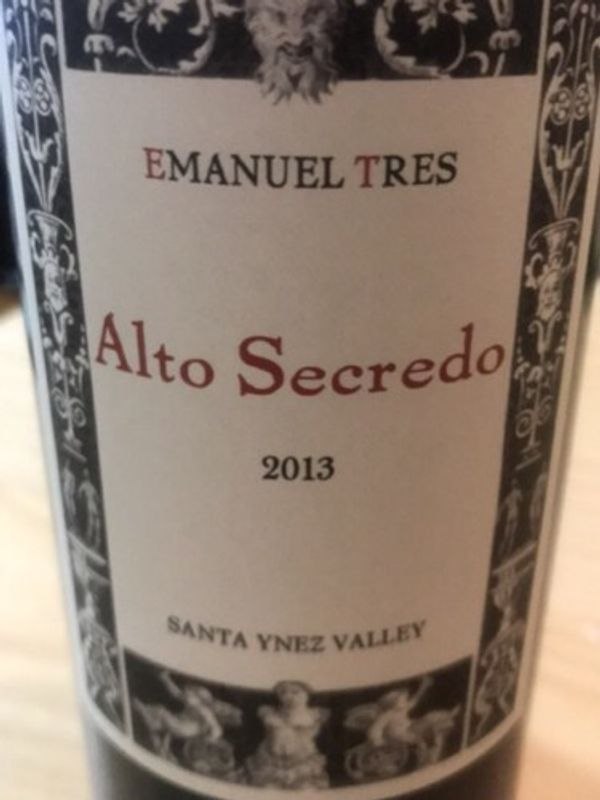 2013 Emanuel Tres Alto Secredo