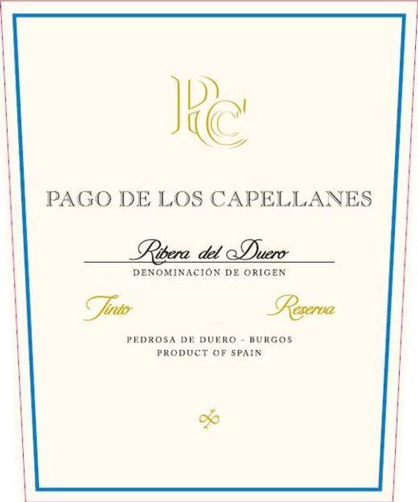 2018 Pago de Los Capellanes Ribera del Duero Reserva