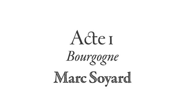 Domaine de la Cras Marc Soyard Acte 1 Bourgogne Blanc