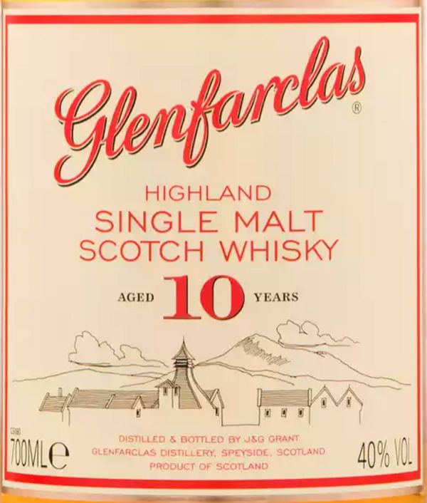 Glenfarclas 10 Year Highland Single Malt Scotch Whisky