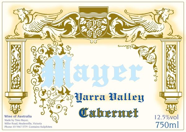 2019 Timo Mayer Cabernet