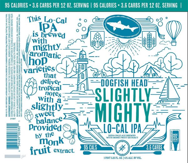 Dogfish Head Craft Brewery Slighty Mighty