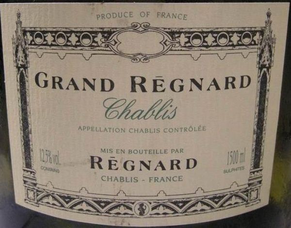 2020 Grand Régnard Chablis