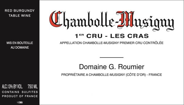 2002 Domaine G. Roumier Chambolle-Musigny Les Cras