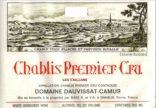 2009 Domaine Dauvissat-Camus Chablis Vaillons