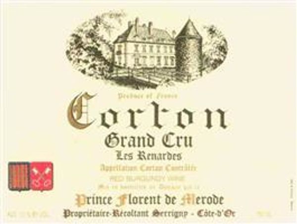 1976 Prince Florent de Mérode Aloxe Corton (slight label damage)