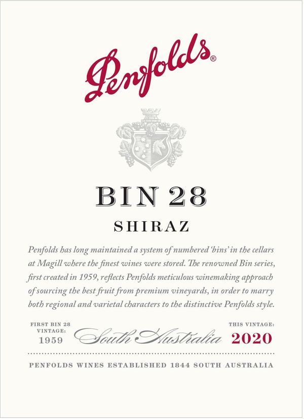 2020 Penfolds Bin 28 Shiraz