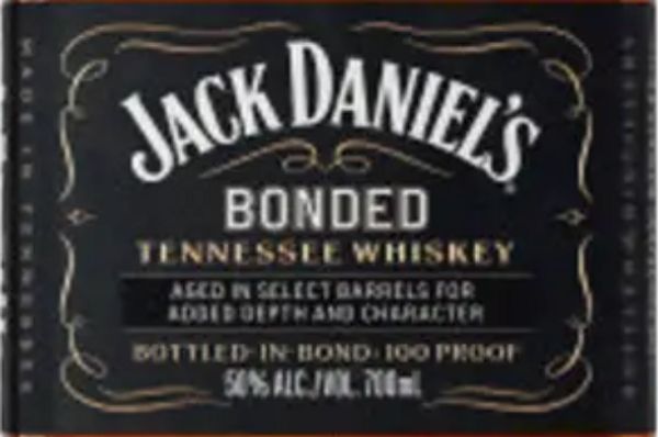 Jack Daniels Bonded Tennessee Whiskey