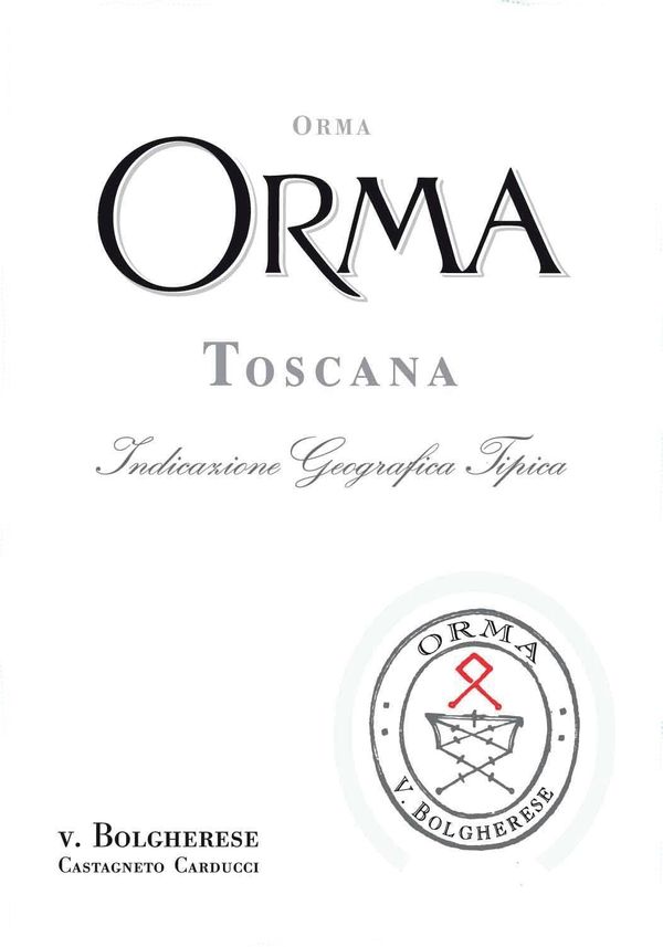 2019 Tenuta Sette Ponti Orma Toscana