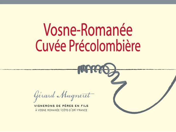 2020 Domaine Gerard Mugneret Vosne Romanee Sélection Pré Colombière