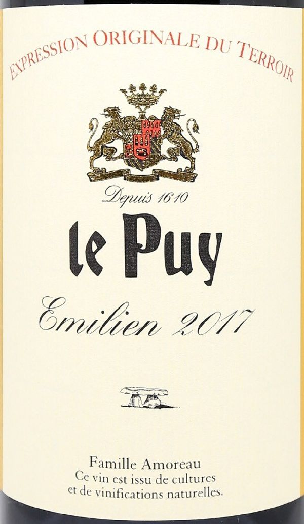 2019 Château Le Puy Emilien Francs Côtes de Bordeaux