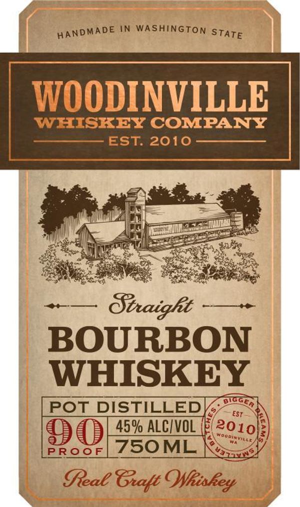 Woodinville Whiskey Co. Straight Bourbon Whiskey