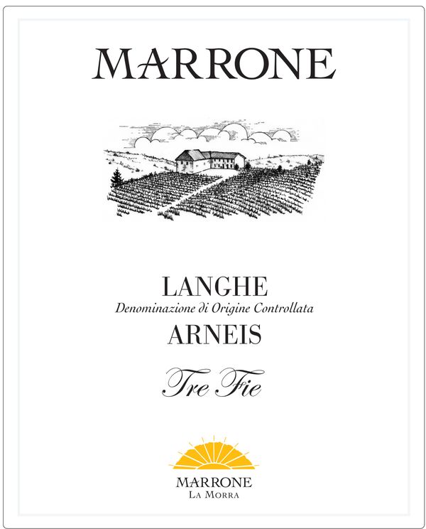 2021 Gianpiero Marrone Langhe Arneis Tre Fie