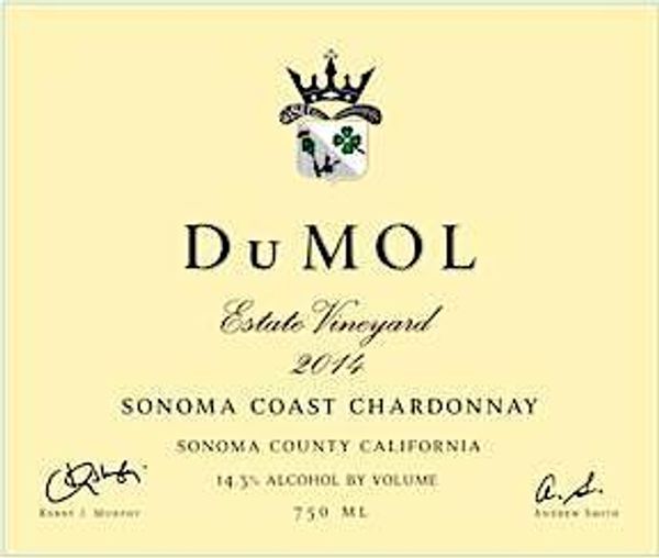 2014 DuMOL Estate Vineyard Sonoma Coast Chardonnay