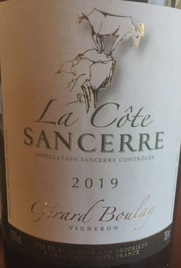 2021 Gérard Boulay Sancerre La Côte