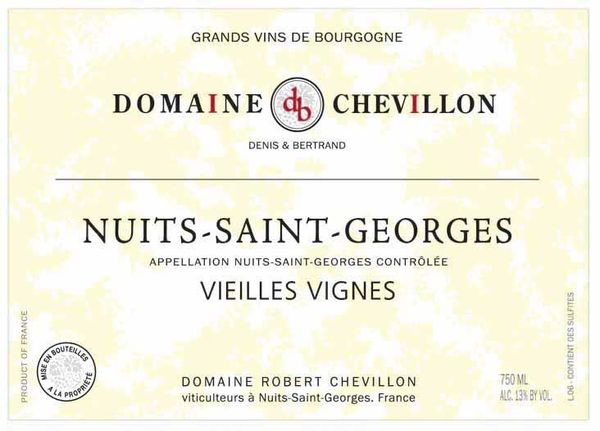 2018 Domaine Robert Chevillon Nuits-St-Georges Vieilles Vignes Blanc