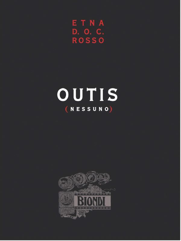 2018 Biondi Etna Rosso Outis Nessuno