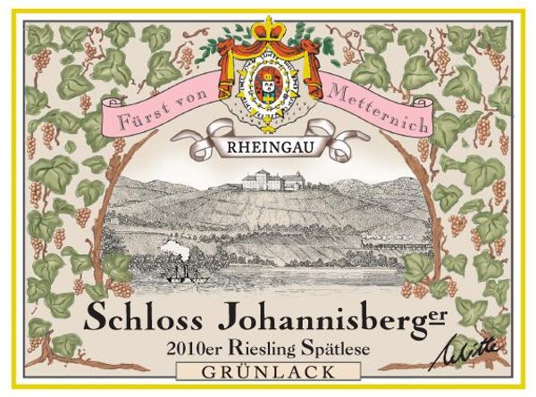 2001 Schloss Johannisberg Grünlack Riesling Spatlese