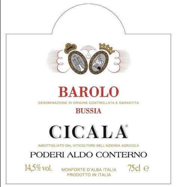 2017 Poderi Aldo Conterno Barolo Bussia Cicala