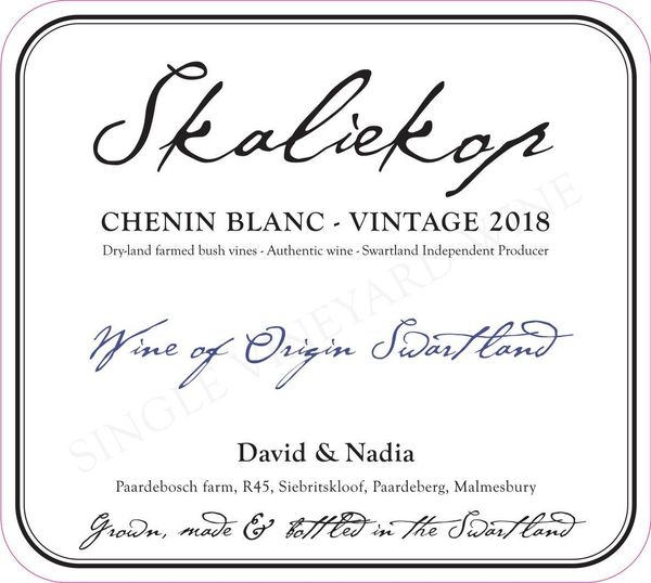 2018 David & Nadia Skaliekop Chenin Blanc