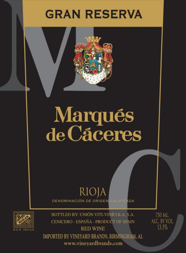 1987 Marqués de Cáceres Rioja Gran Reserva