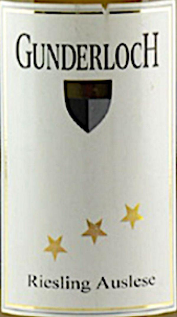 2001 Weingut Gunderloch Nackenheimer Rothenberg Riesling Auslese 3 Star