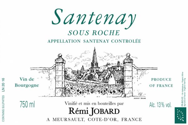 2020 Domaine Remi Jobard Santenay Blanc Sous Roche