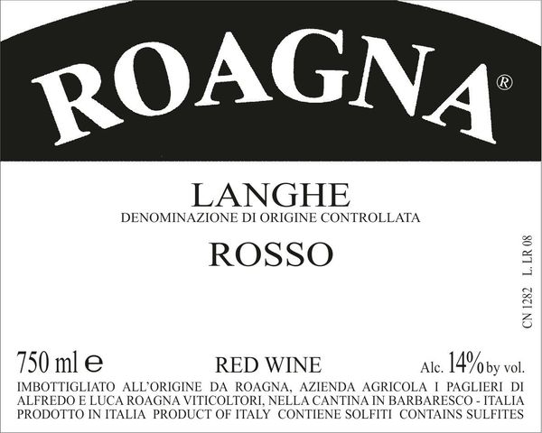 2017 Roagna Langhe Rosso
