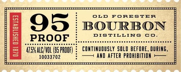 Old Forester Statesman Kentucky Straight Bourbon Whiskey