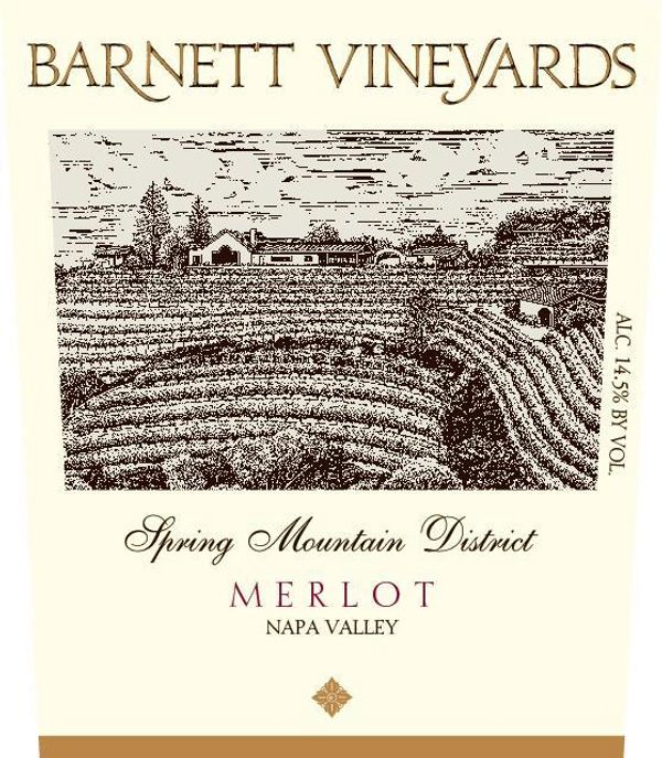 2008 Barnett Vineyards Spring Mountain District Merlot
