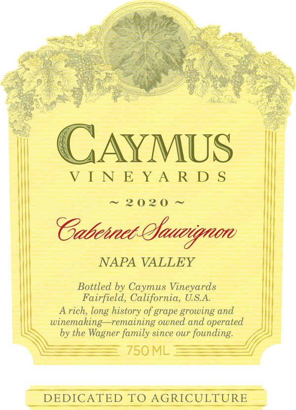 2020 Caymus Vineyards Cabernet Sauvignon