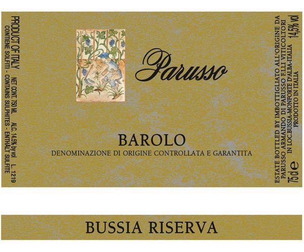 2011 Parusso Barolo Bussia Riserva Etichetta Oro